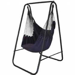 Hanging Cotton Hammock Swing Chair with Stand